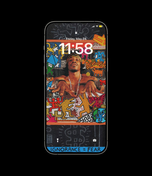 Andre 3000 x Keith Haring Wallpaper