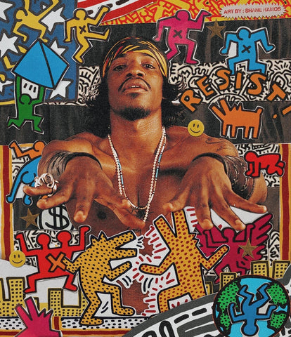 Andre 3000 x Keith Haring Wallpaper