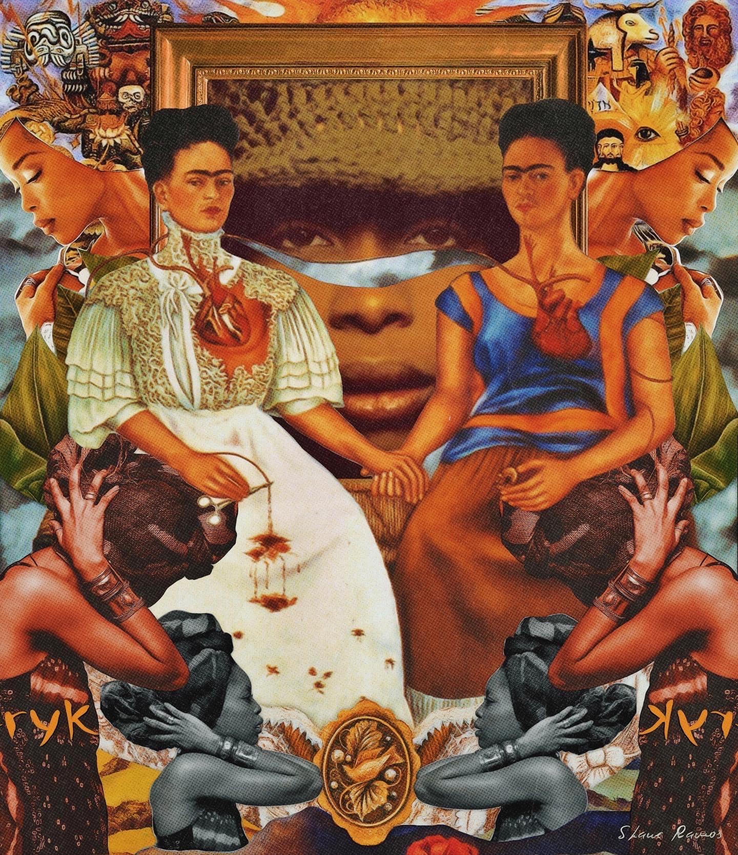 Erykah Badu x Frida Kahlo Wallpaper