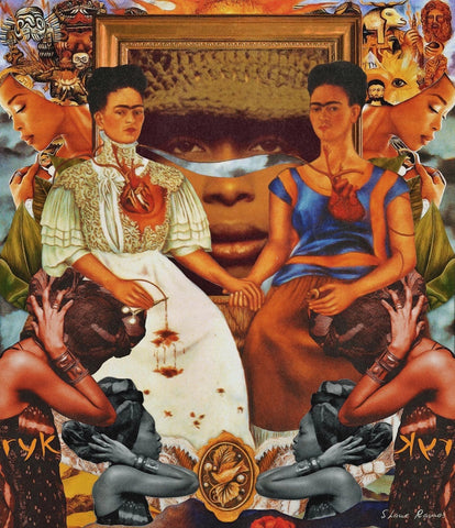 Erykah Badu x Frida Kahlo Poster