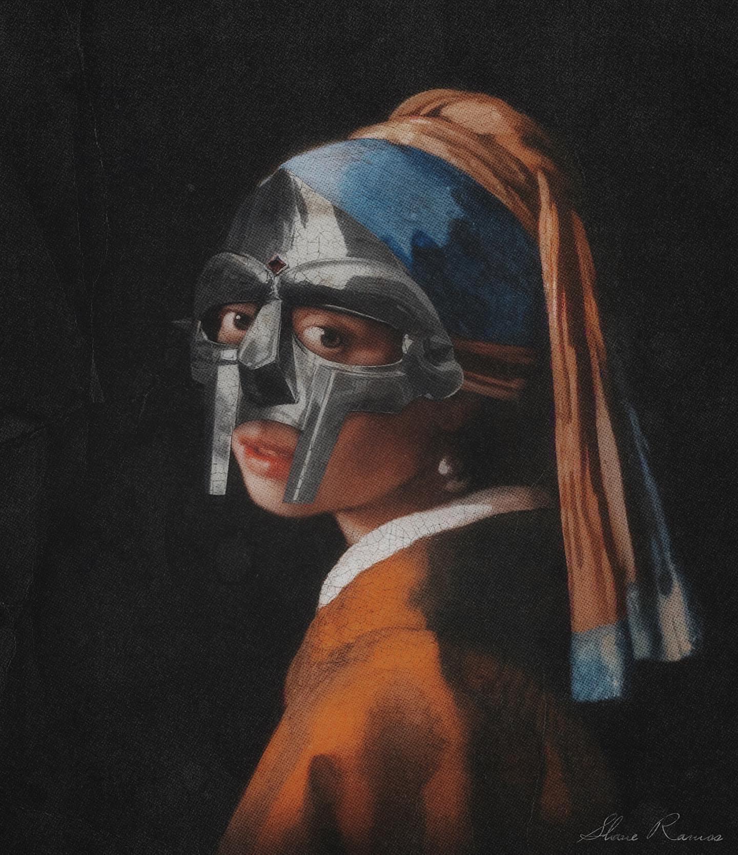 MF DOOM x Johannes Vermeer Poster