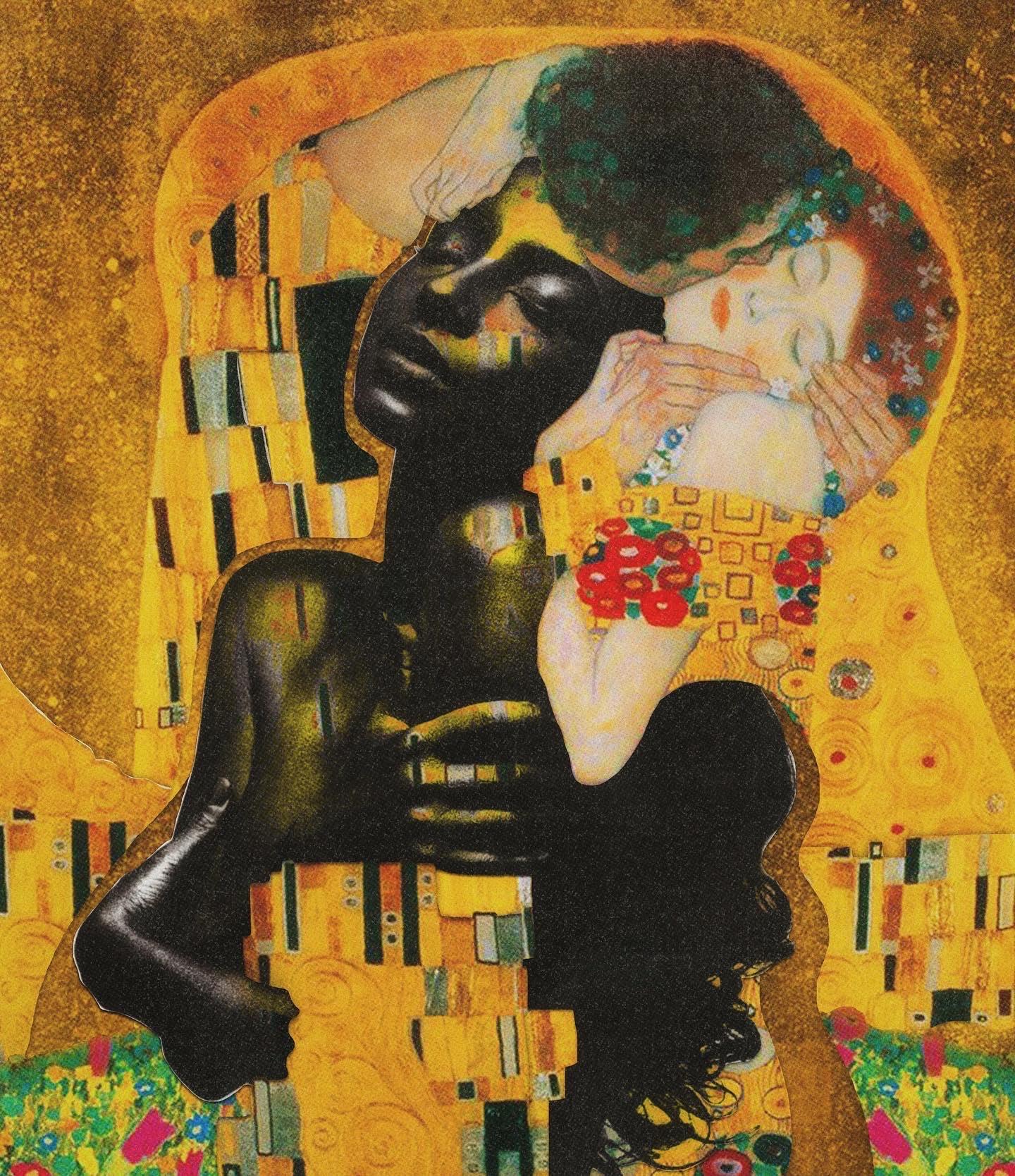 Sade x Gustav Klimt "The Kiss" Poster