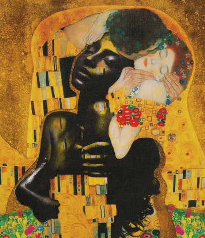 Sade x Gustav Klimt "The Kiss" Wallpaper