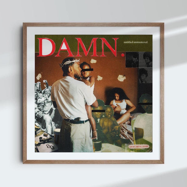 Kendrick Lamar "Albums Collage" Print
